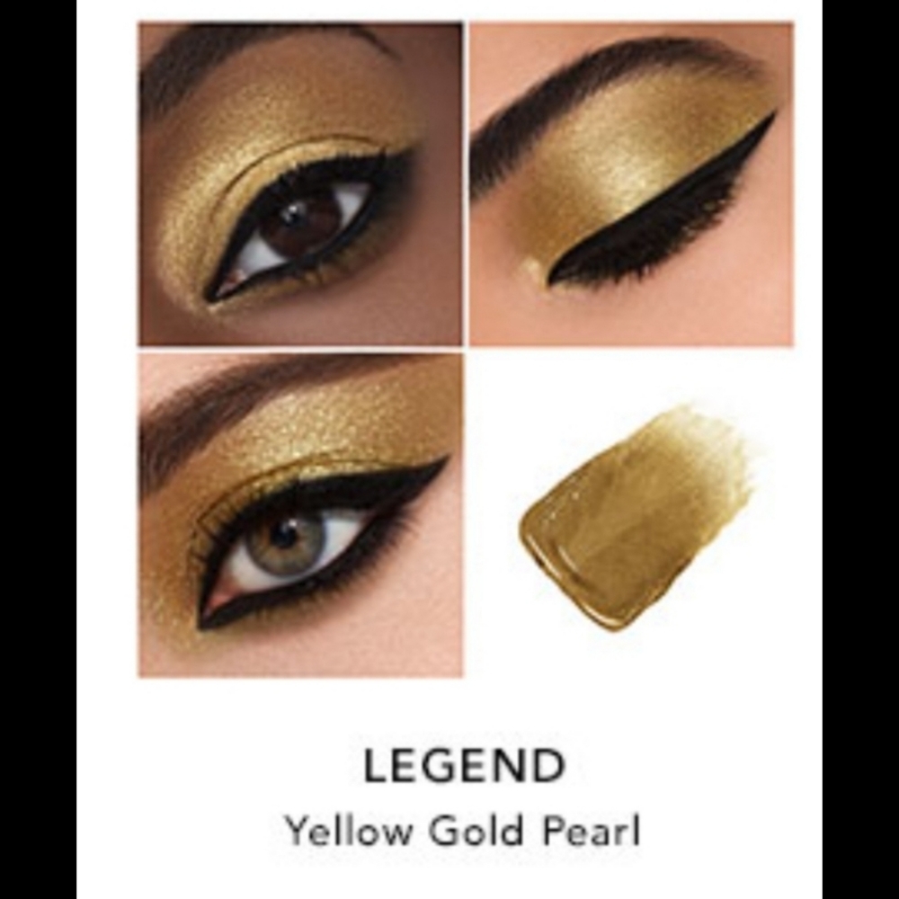 Haus laboratories glam attack liquid to powder pearl gold shimmer eyeshadow